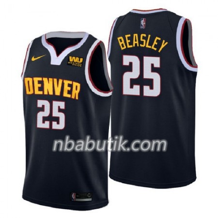 NBA Mænd Trøje Denver Nuggets Malik Beasley 25 2018-2019 Nike Navy Swingman NBA Mænd Trøje Denver Nuggets Malik Beasley 25 2018-2019 Nike Navy Swingman